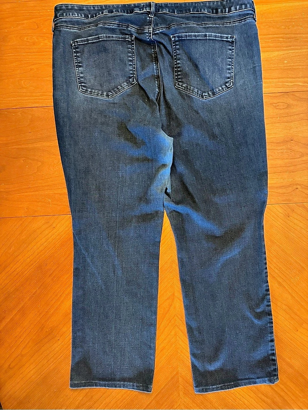 NYDJ Marilyn Straight Leg Jeans in Blue Waist 22W